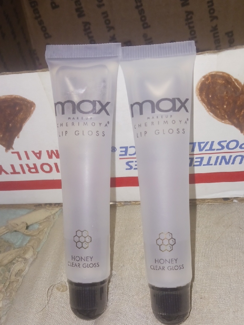 Max Makeup Cherimoya Honey Clear Lip Gloss